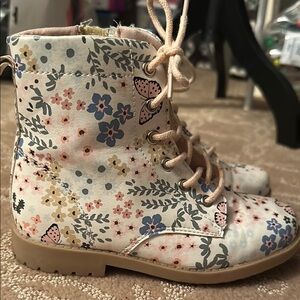 Floral/Butterfly Kids Boots